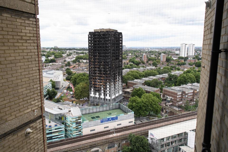 Grenfell Tower, pictured shortly after the disaster which killed 72 people: Getty/Leon Neal