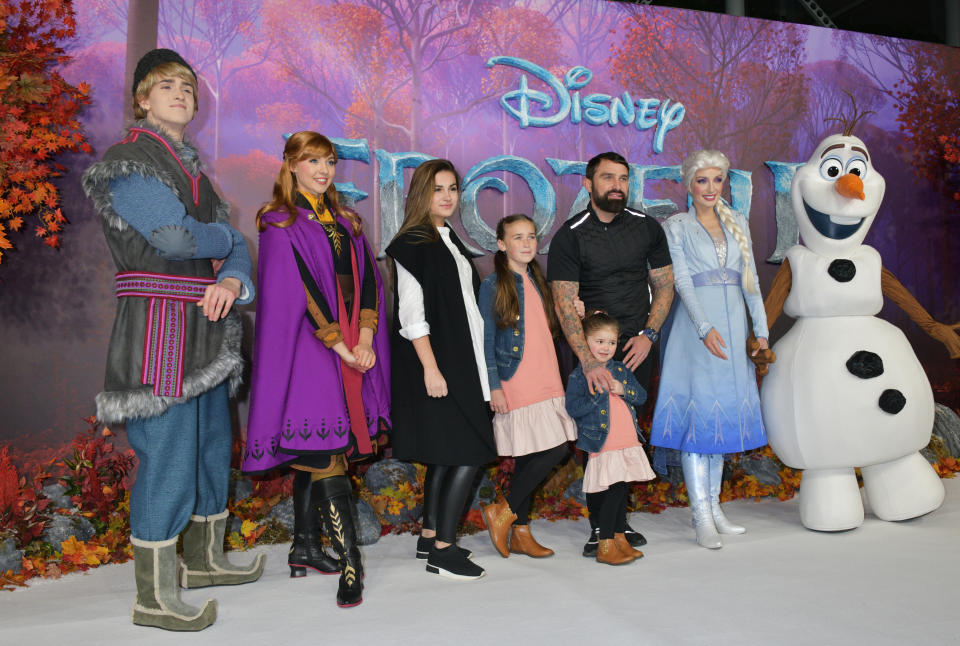 LONDON, ENGLAND - NOVEMBER 17:   Ant Middleton and guests attend the European Premiere of "Frozen 2" at the BFI Southbank on November 17, 2019 in London, England.  (Photo by David M. Benett/Dave Benett/WireImage)