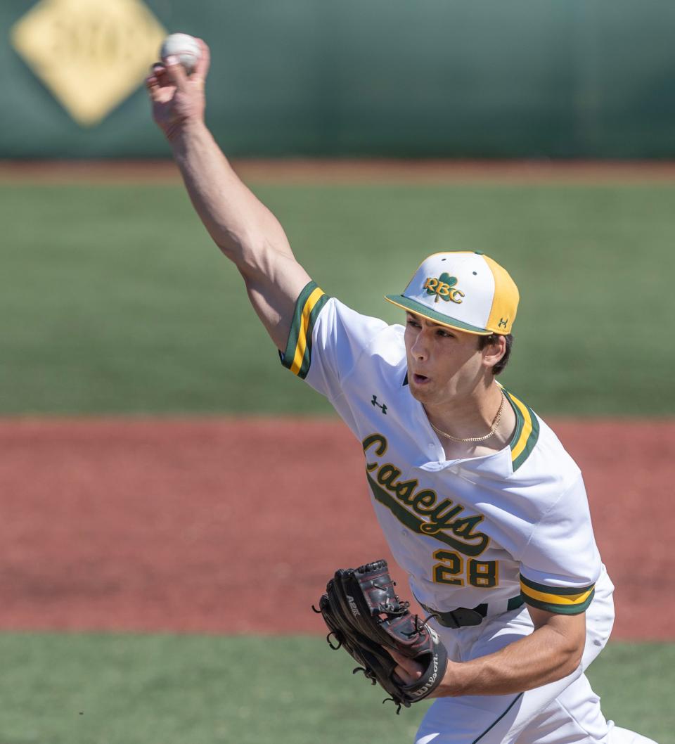 Red Bank Catholic pitcher Declan Leary went 6-0 last season.