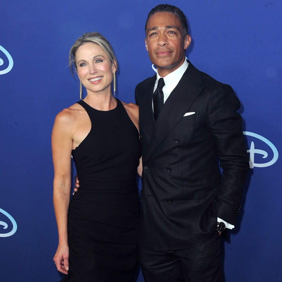 Married Gma Anchors Amy Robach And Tj Holmes Spotted Getting Cozy Video 