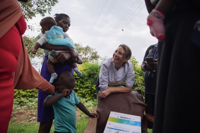 Christy Turlington Burns on an Every Mother Counts trip in Africa in 2024.