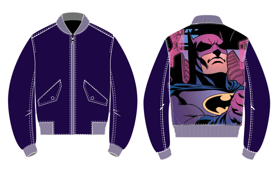 A jacket from the men’s Lanvin collection inspired by “The Batman.” - Credit: courtesy of Lanvin.