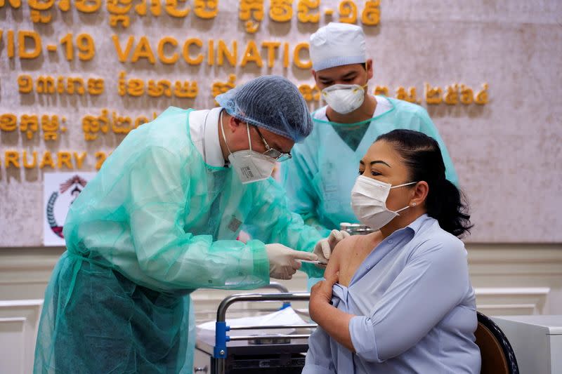Cambodia starts its coronavirus disease vaccine rollout