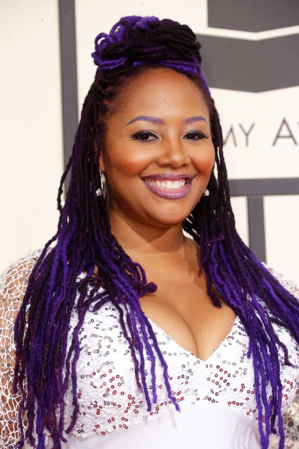 Lalah Hathaway at the 2016 Grammy Awards