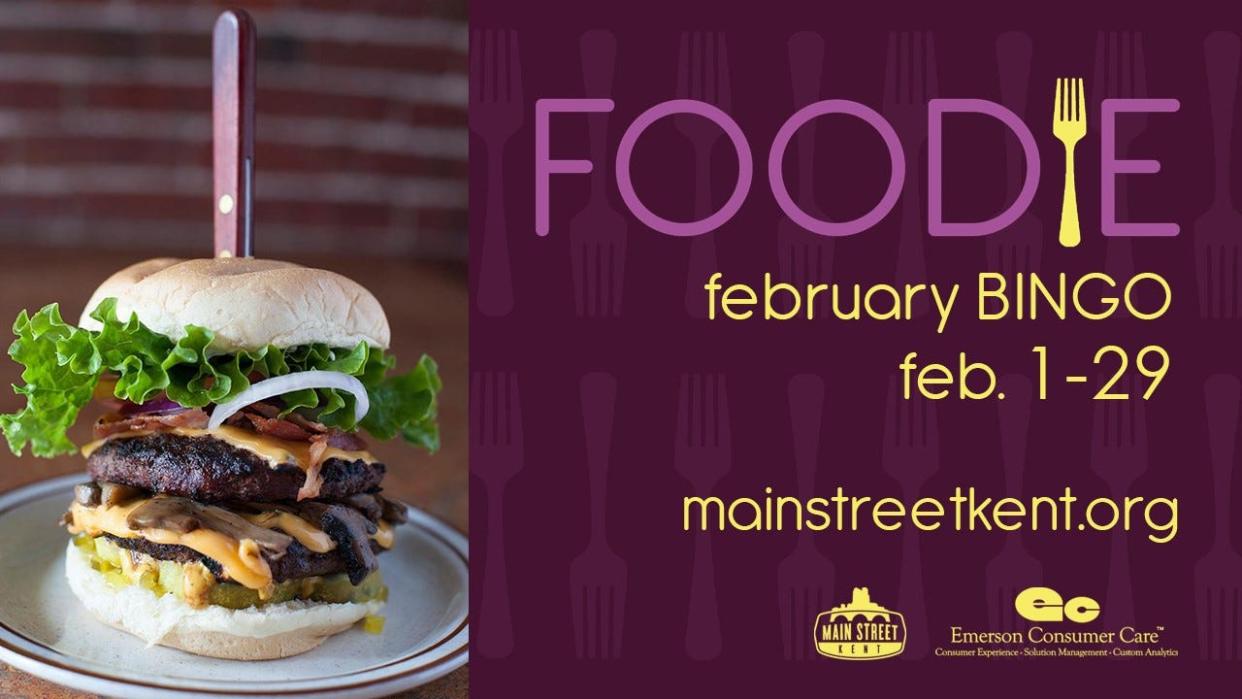 Through Feb. 29, anyone can pick up a Foodie February BINGO card at a participating business.