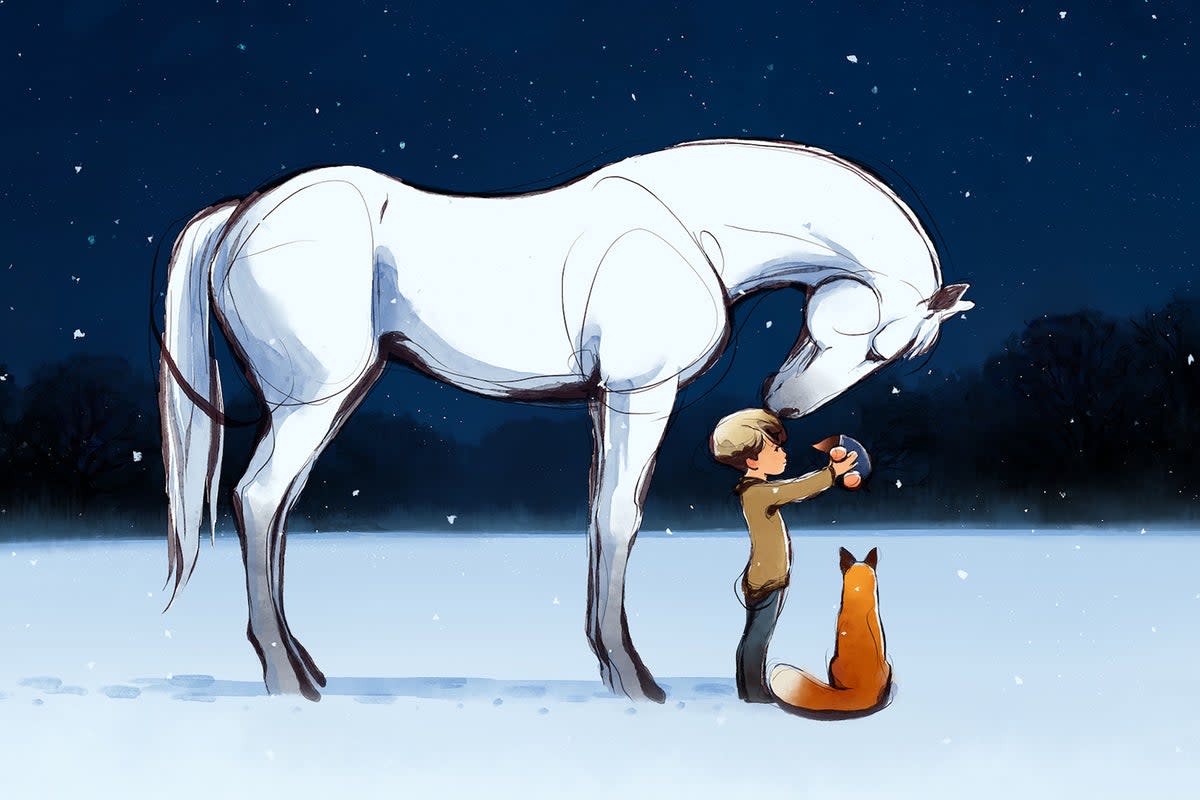 A scene from Charlie Mackesy’s bestselling illustrated book, ‘The Boy, The Mole, The Fox And The Horse’ (PA Media)
