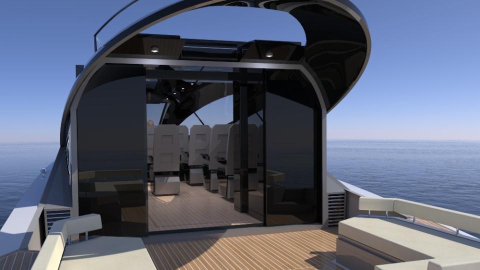 Pierpaolo Lazzarini’s F33 Spaziale yacht