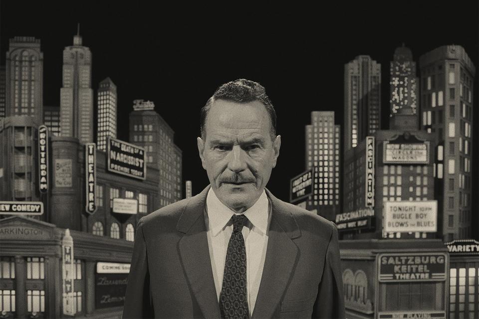 Bryan Cranston stars as "Host" in writer/director Wes Anderson's ASTEROID CITY, a Focus Features release. Credit: Courtesy of Pop. 87 Productions/Focus Features