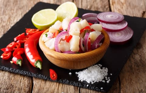 Ceviche - Credit: iStock