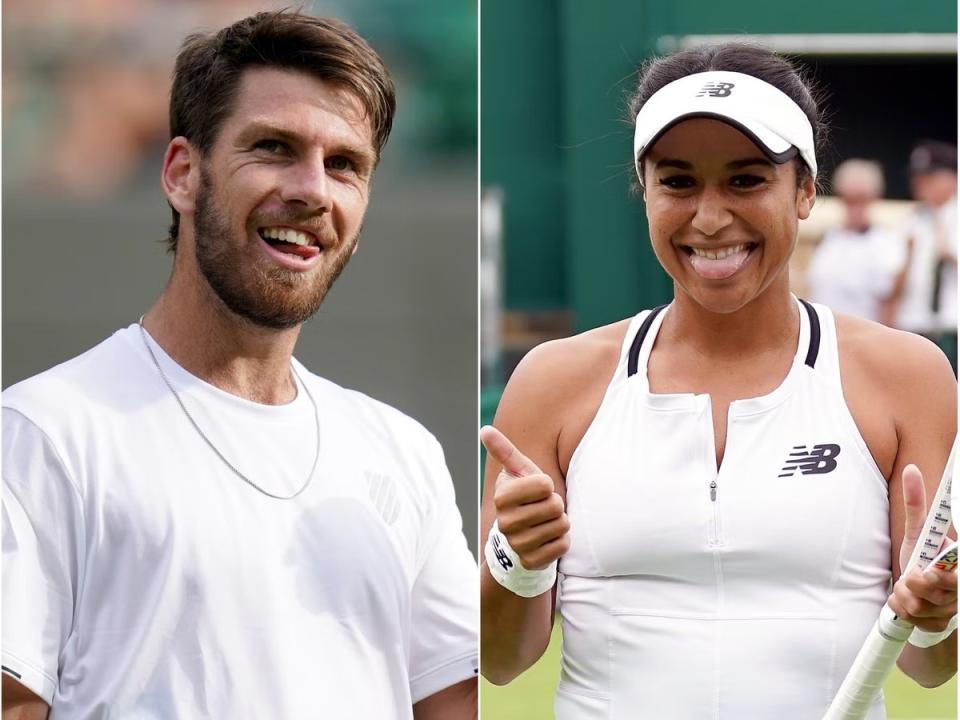 Cameron Norrie and Heather Watson will attempt to reach round four at Wimbledon on Friday (Adam Davy/PA) (PA)