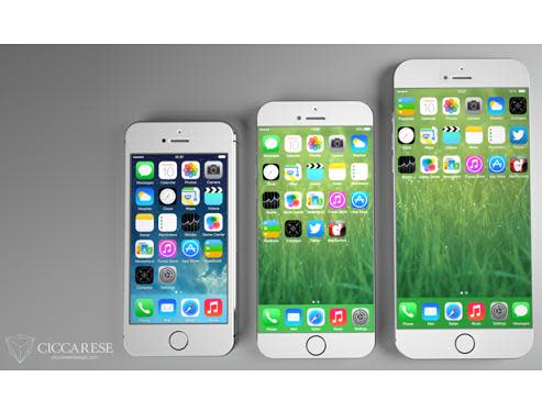 Ciccarese Design預想的iPhone 6外觀。(圖：AppleInsider)