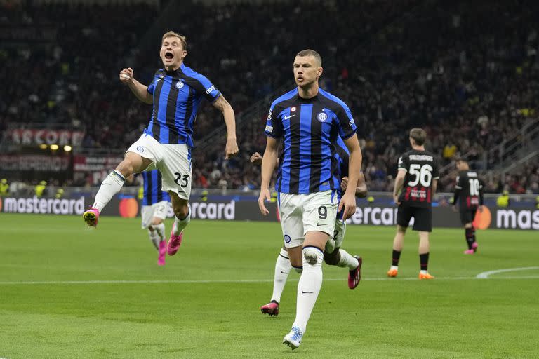 Inter derrotó a Milan en la ida