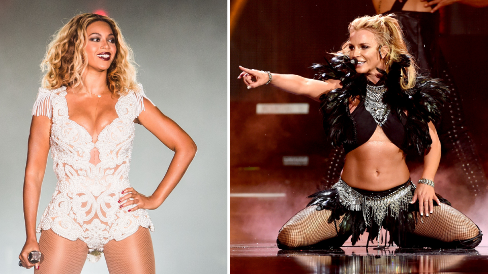 Beyoncé und Britney Spears - Copyright: Buda Mendes, Kevin Winter via Getty Images