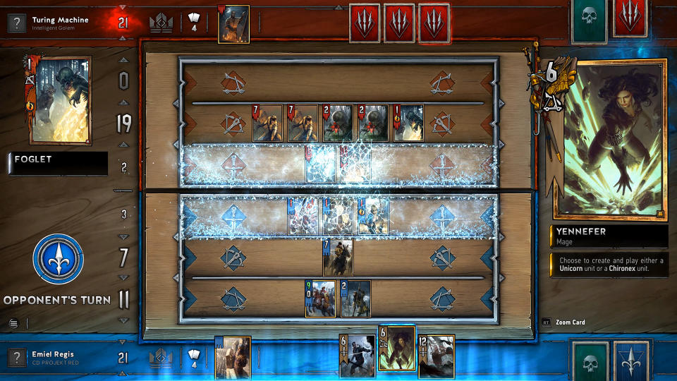 Gwent is available now on PS4, Xbox One, and PC (CD Projekt)