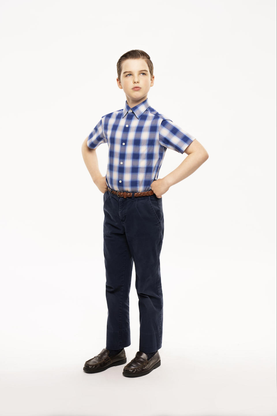 Iain Armitage plays Sheldon in Young Sheldon. (Warner TV).