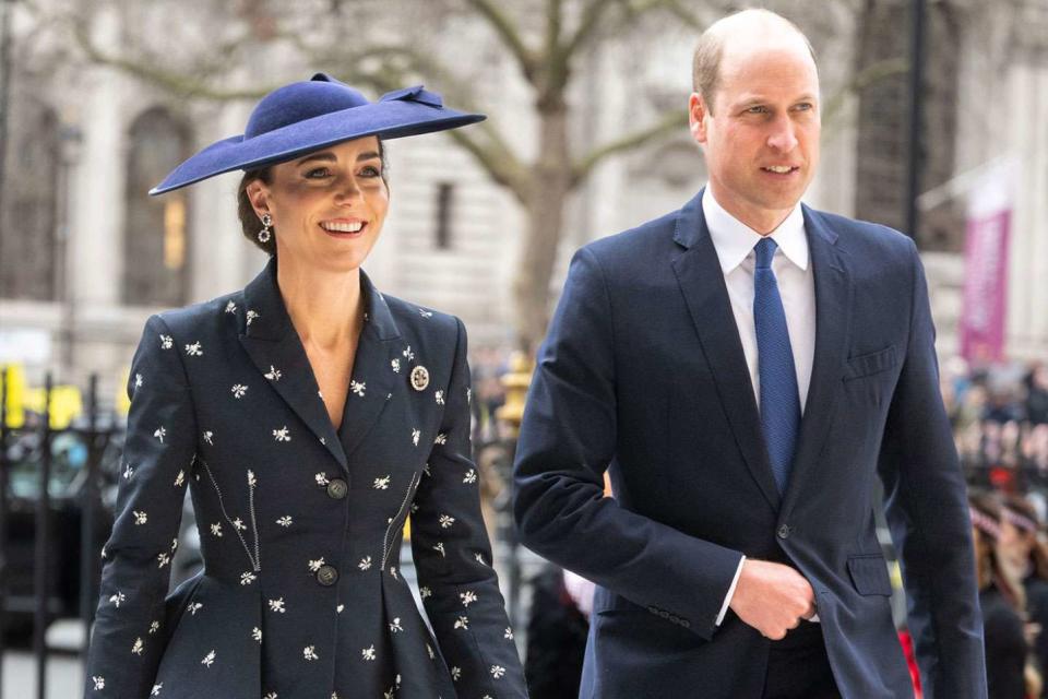 Samir Hussein/WireImage Kate Middleton and Prince William in March 2023