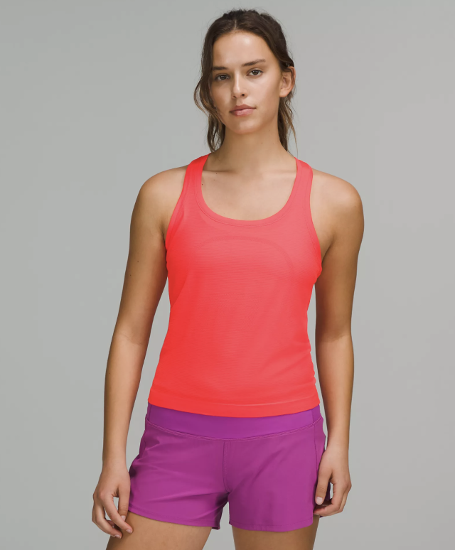 The North Face, Tops, The North Face Tank Top Women Medium Pink Purple  Built In Soft Bra Workout