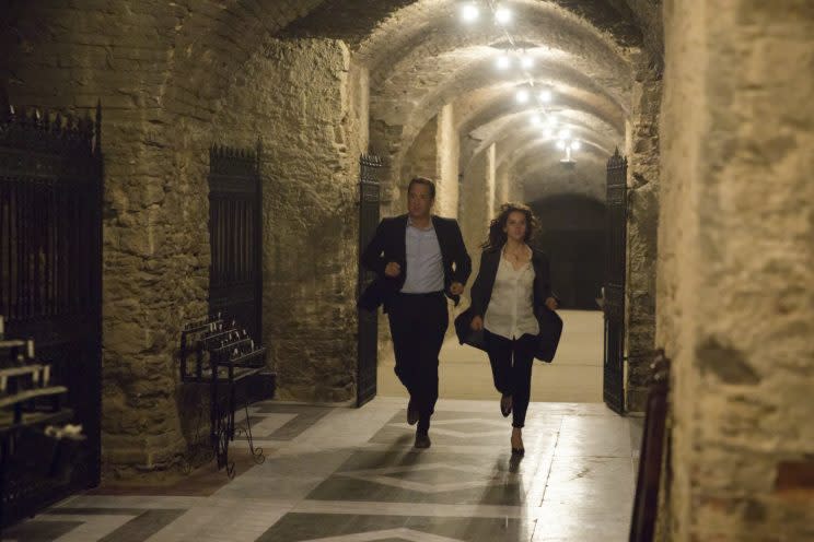 Tom Hanks and Felicity Jones in 'Inferno' (Photo: Sony Pictures)