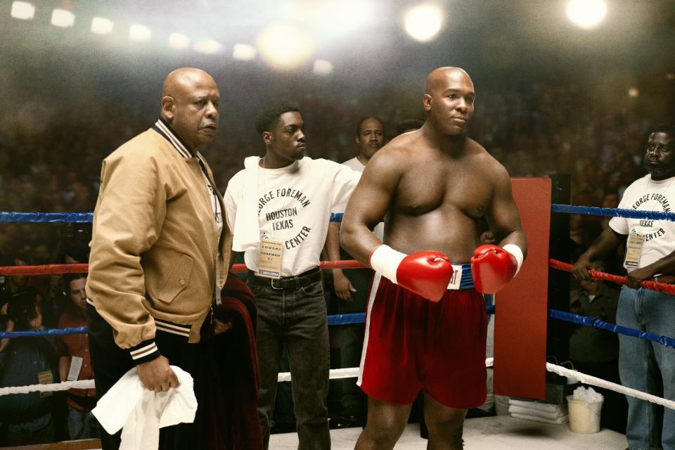 Khris Davis portrays the title character in "Big George Foreman," a movie directed by Milwaukee native George Tillman Jr.