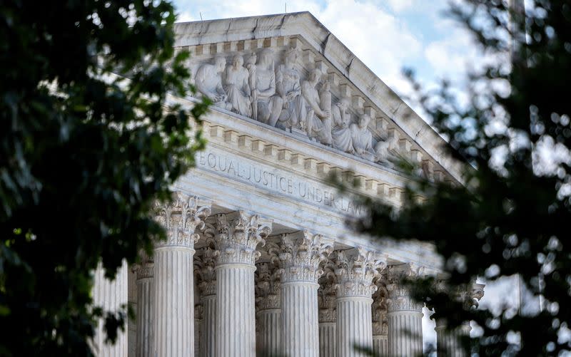 FILE PHOTO: The U.S. Supreme Court building in Washington