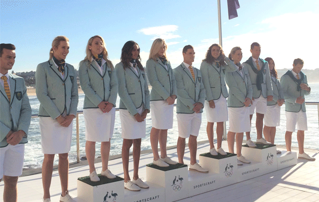 The 2016 Sportscraft designed Rio Olympics uniforms