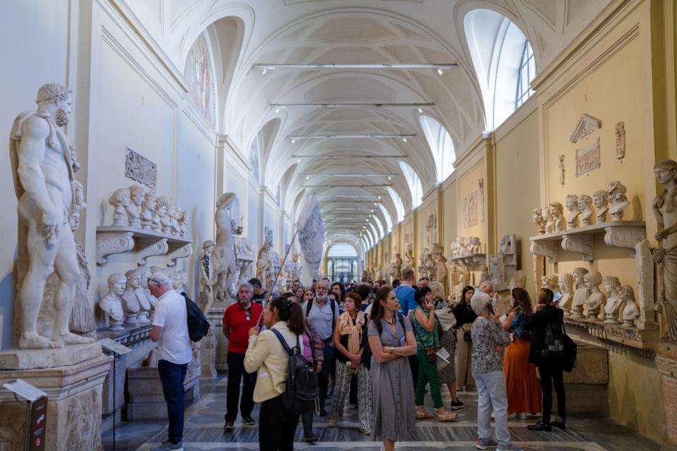 Inside the Chiaramonti Museum (Getty Images)