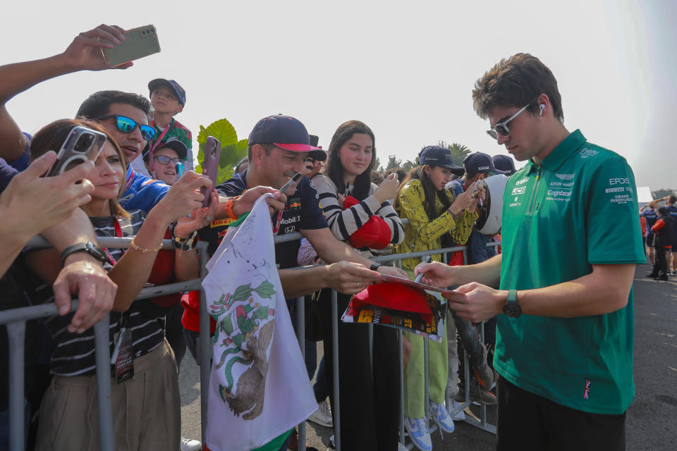 <p>Lance Stroll de Aston Martin (Photo by Cesar Gomez/Jam Media/Getty Images)</p> 