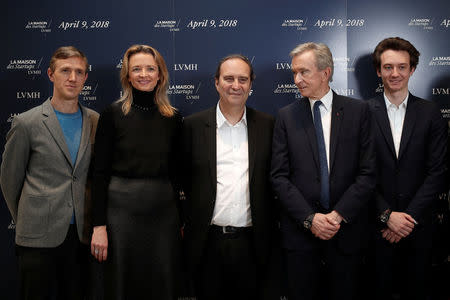 Ian Rogers, Delphine Arnault, Xavier Niel, Bernard Arnault