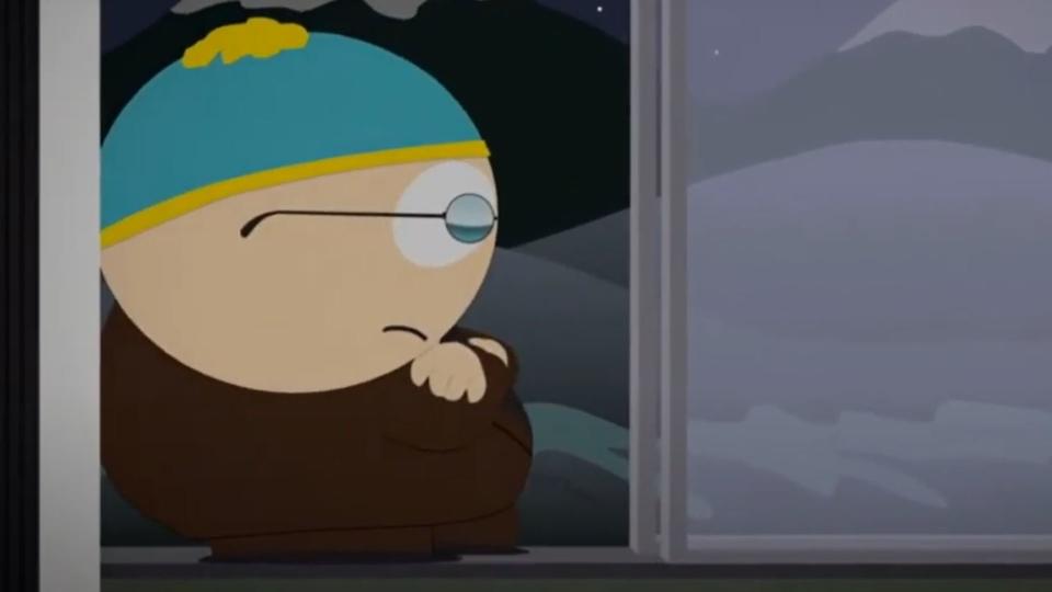 Cartman as Morpheus in South Park