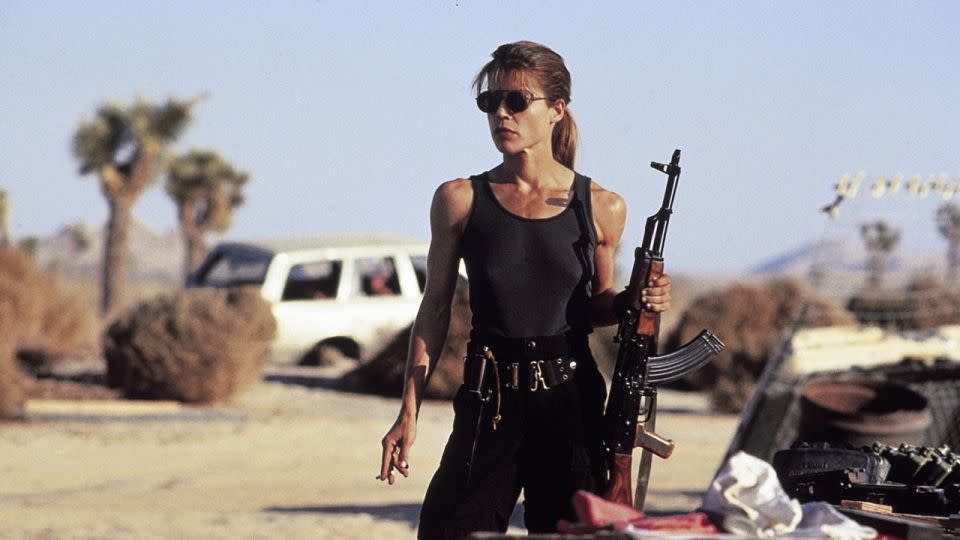 Linda Hamilton in 'The Terminator' in 1984. - TriStar Pictures/Lightstorm Entertainmen