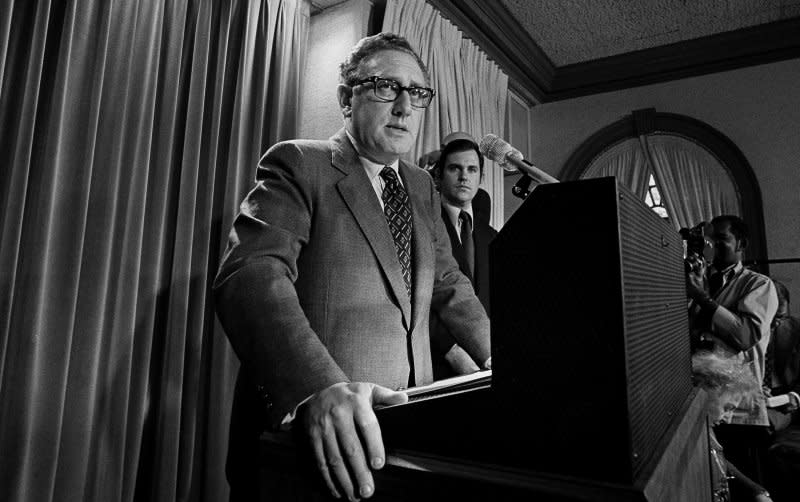 美國前國務卿暨國家安全 顧問季辛吉（Henry Kissinger），攝於1972年（AP）