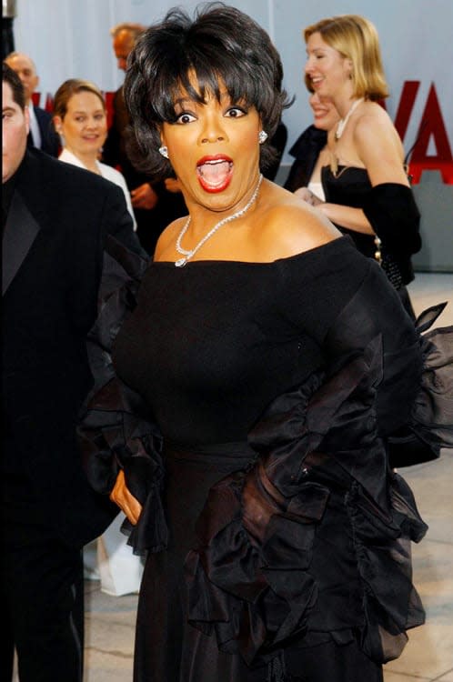 Oprah asombrada