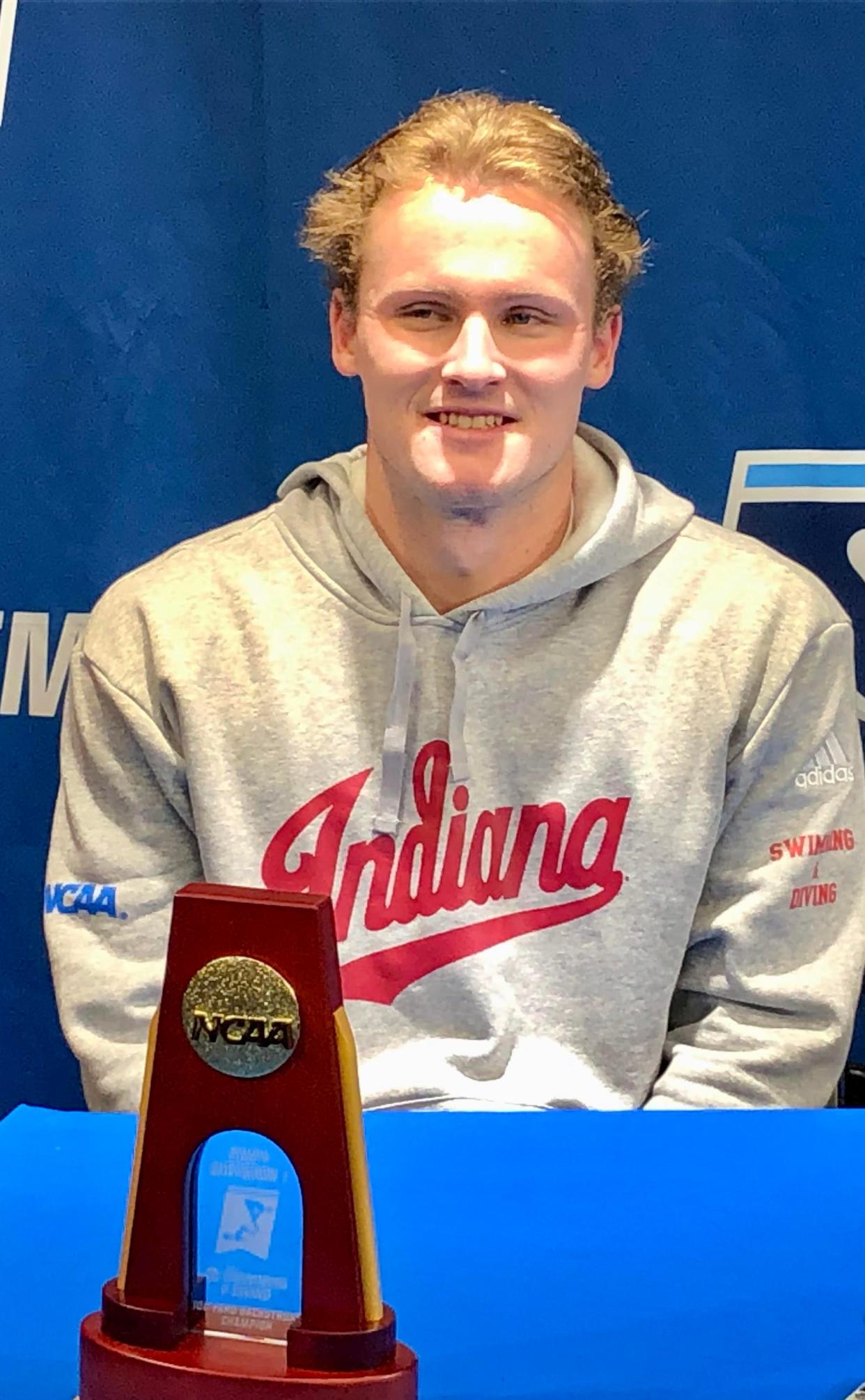 IU swimmer Brendan Burns