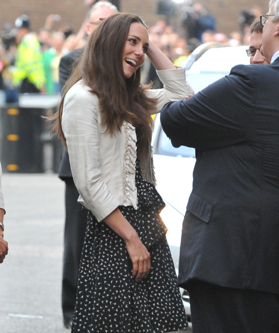 Kate Middleton night before her wedding