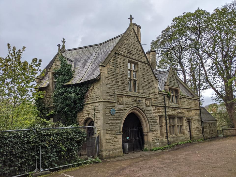The Jesmond Dene Banqueting Hall was built by John Dobson in 1860 and subsequently expanded with a gatehouse, reception hall and display room by Norman Shaw in the following decade (Guy Newton/Victorian Society/PA)