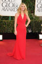 Claire Danes dropped jaws upon arriving at the 70th Annual Golden Globe Awards on Sunday just one month after giving birth to her first child with husband Hugh Dancy. Is it just us, does the "Homeland" hottie -- who's making her first appearance on the red carpet since the Emmys in September -- look beyond gorgeous in this plunging Versace gown?