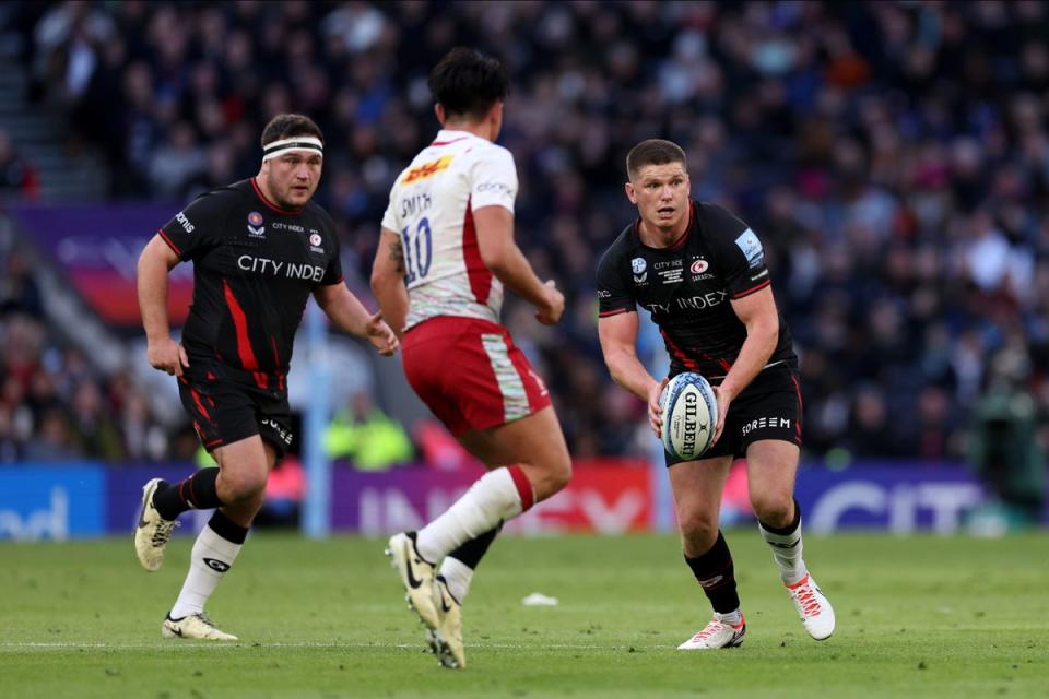 Owen Farrell impressed as he prepares to bid farewell to Saracens at the end of the season (Getty Images)