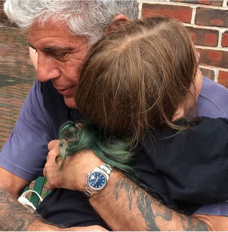 Anthony Bourdain/Instagram Anthony Bourdain and daughter Ariane Busia-Bourdain.