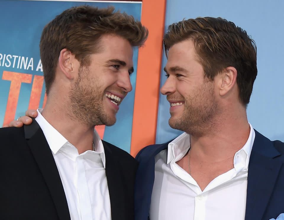 Liam and Chris Hemsworth started off on our soaps. Source: Getty