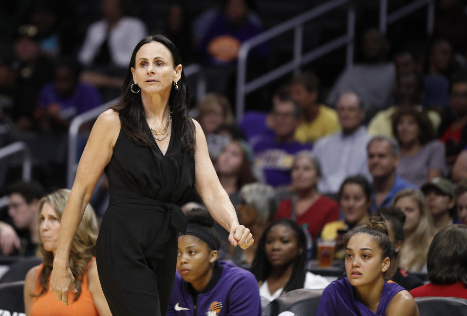 Mercury coach Sandy Brondello and her husband, Sky assistant Olaf Lange, have opted to separate in the WNBA bubble to maintain “professional integrity.”