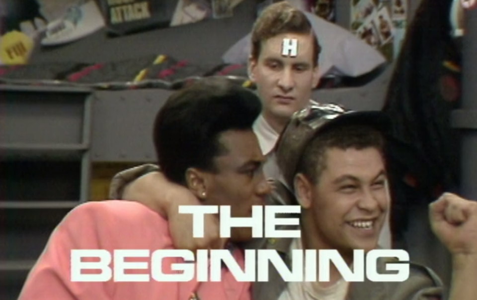 Danny John Jules, Chris Barrie and Craig Charles in Red Dwarf. (BBC)