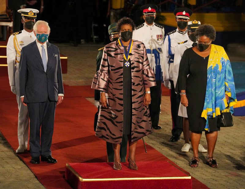 FILE PHOTO: Presidential Inauguration Ceremony as Barbados becomes a republic, in Bridgetown