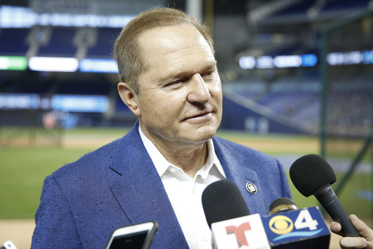 Agent Scott Boras is not surprisingly defending the players involved in the MLB sign-stealing scandal. (Photo by Michael Reaves/Getty Images)