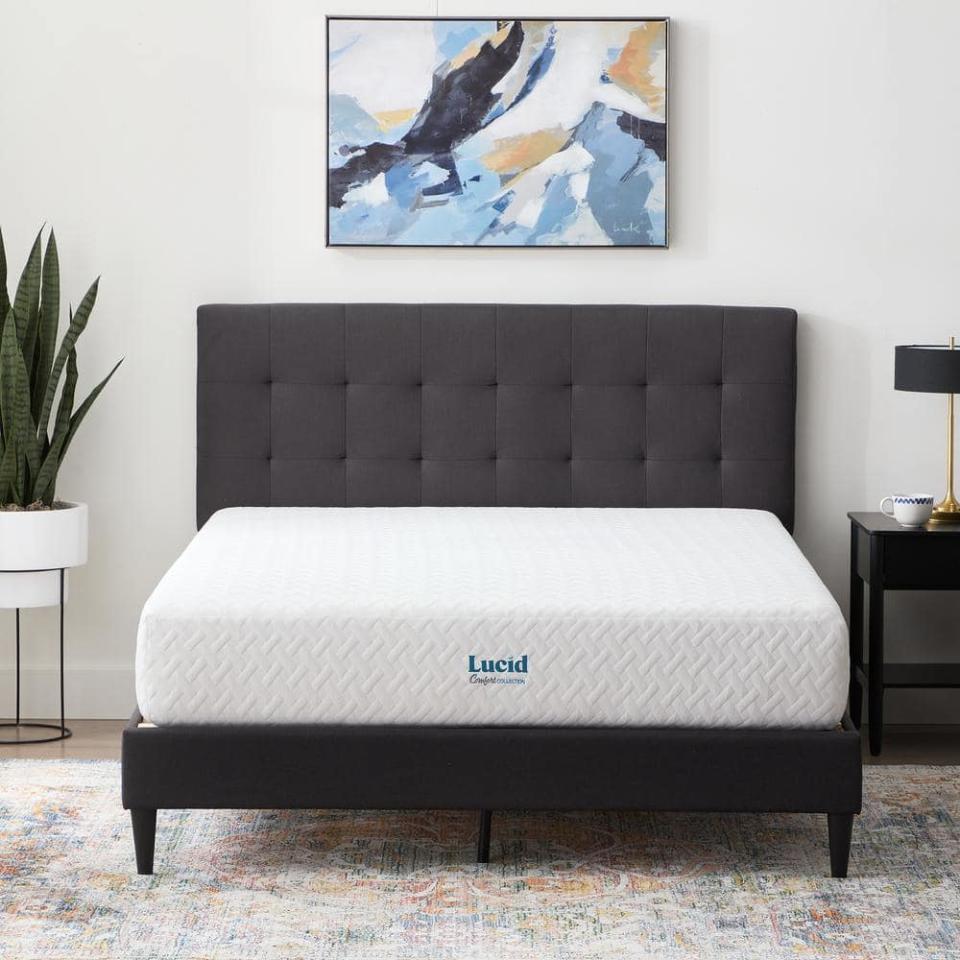 lucid cooling mattress, bedroom makeover