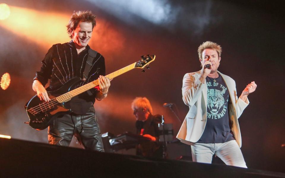 Duran Duran on stage in Austin, 2021 - Invision