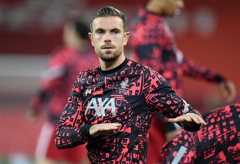 <p>Jordan Henderson of Liverpool</p> (Getty Images)