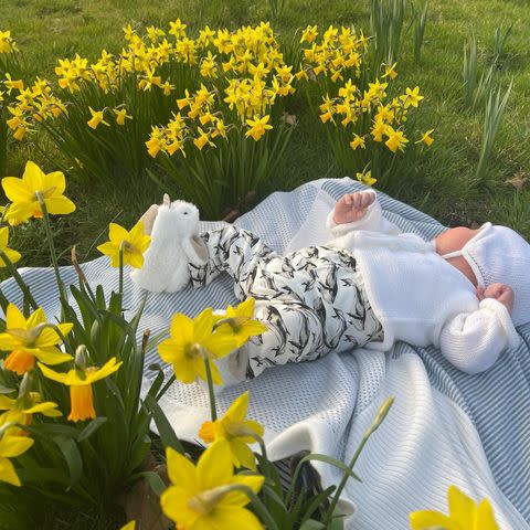 <p>Eugenie celebrated her first Mother's Day as a mum with a photo of her baby boy on a blanket near some flowers. </p><p>"I'm so excited to be August's mum and as you can see I'm enjoying my first Mother’s Day. ⁣⁣I'm also celebrating my beautiful Mumma with this picture of us from March 1990. You’ve taught me so much. ⁣⁣⁣Happy Mother’s Day to all 💐" she wrote in the caption.</p><p><a href="https://www.instagram.com/p/CMZ-DkcFFMf/?utm_source=ig_embed&utm_campaign=loading" rel="nofollow noopener" target="_blank" data-ylk="slk:See the original post on Instagram;elm:context_link;itc:0;sec:content-canvas" class="link ">See the original post on Instagram</a></p>