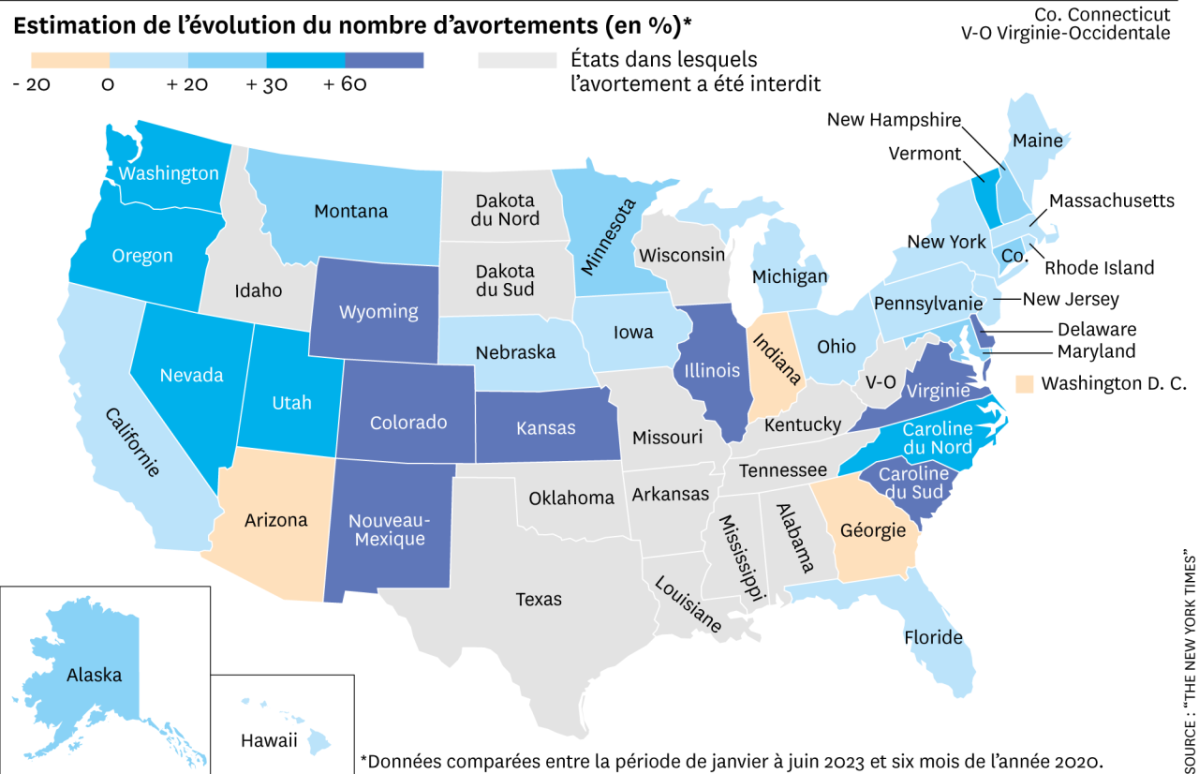 Le Nombre Davortements Augmente Aux États Unis Malgré Larrêt De La Cour Suprême 