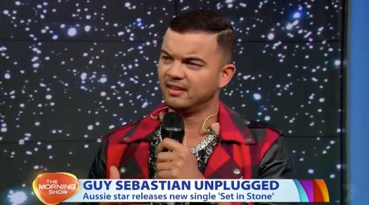 Guy Sebastian opened up on The Morning Show about the devastating inspiration behind his song Set In Stone. Source: Channel Seven