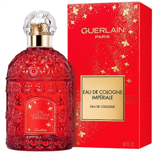 The perfume bottle and red box for Eau De Cologne Impériale 100ml Lunar New Year Edition